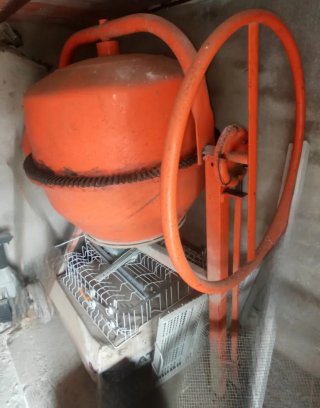 Hormigonera Eléctrica Naranja