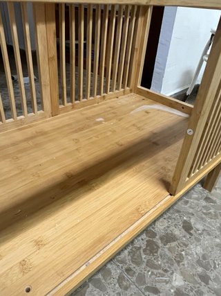 Armario Perchero Bambú Madera