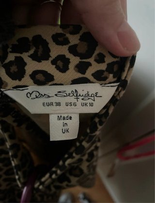 Vestido estampado animal print