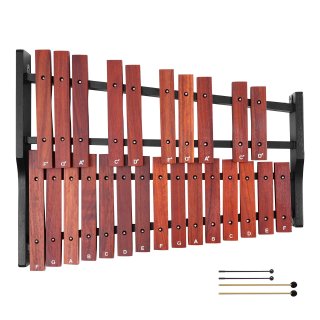 Glockenspiel Xilofono 25 Note con 4 Bacchette