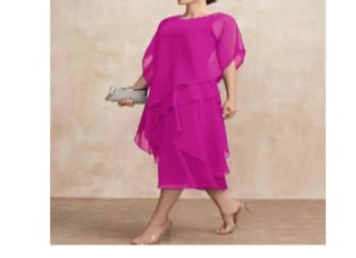 Vestido de fiesta rosa