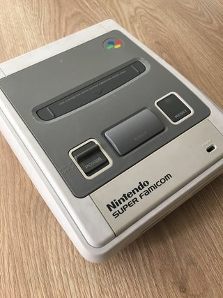 Nintendo Super Famicom Consola GREY SCALE+ EXTRAS!