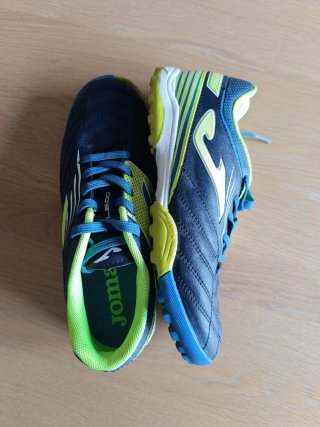 Zapatillas Fútbol Joma Azul y Verde Multitaco
