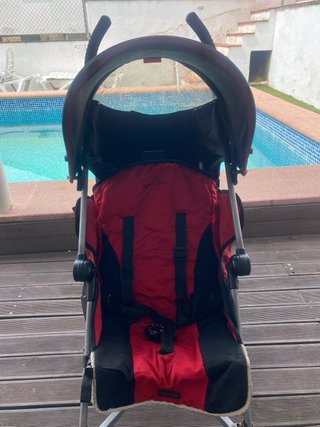 Carrito Maclaren Negro/Rojo