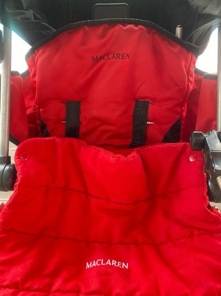 Carrito Maclaren Negro/Rojo