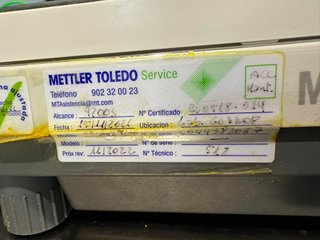 Balanza Precisión Mettler Toledo CF-0049