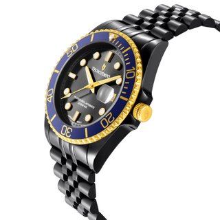 Orologio Tecnotempo Automatico 200M Oro Nero
