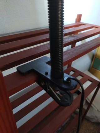 Flexo con pinza negro