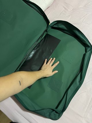 Juego de maletas verdes