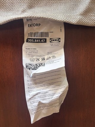 Fodera per divano EKTORP 1 posto IKEA beige
