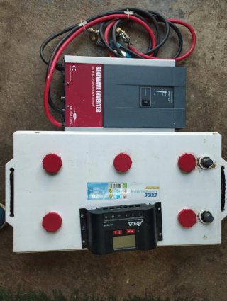 Kit solar: Inversor, Regulador y Batería