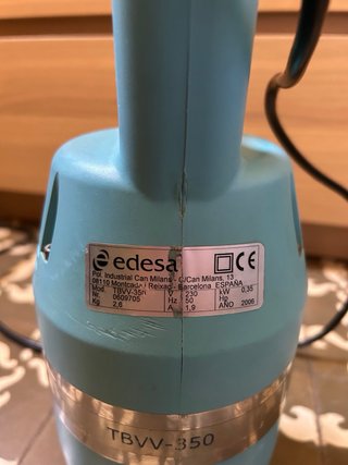 Bloque motor trituradora batidora Edesa TBVV-350