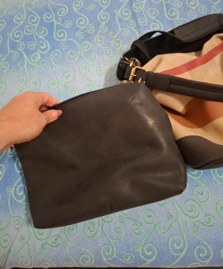 Borsa Multicolor con Pochette