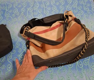 Borsa Multicolor con Pochette
