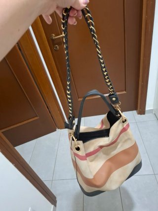 Borsa Multicolor con Pochette