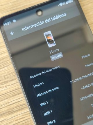 Mini Móvil Fuffi Gris