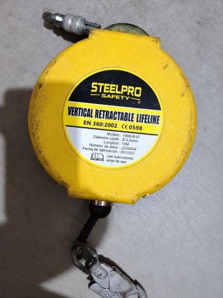 Anticaídas Vertical Retráctil Steelpro