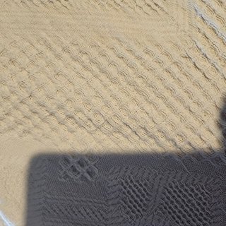 Set 3 Asciugamani Antichi Cotone Bianco