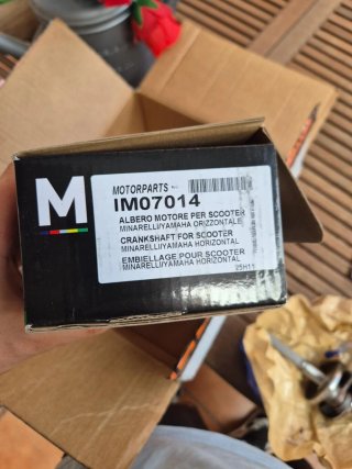 Cigüeñal Motor Scooter Minarelli Yamaha