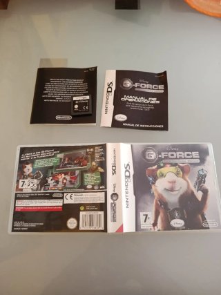 Nintendo DS G-Force Manuales y Caja