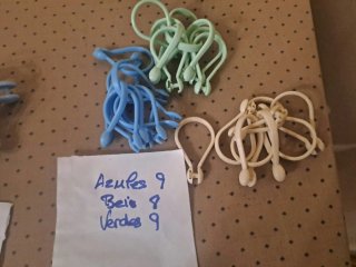 Anillas de plástico varias