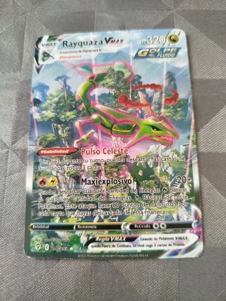 Carta Pokémon Rayquaza VMAX 320 HP