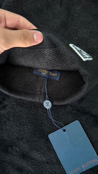 Gorro LV Negro/Gris