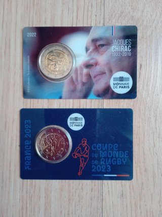 Coincard 2€ Francia 2022 - 2023
