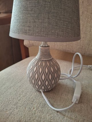 Lámpara de mesa cerámica decorativa