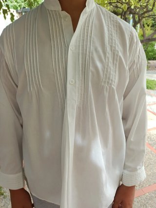 Camisa fallero blanca Talla 35 tallaje fallero