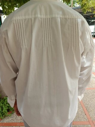 Camisa fallero blanca Talla 35 tallaje fallero