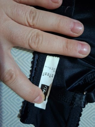 Sujetador Playtex Negro 100B.