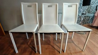 Mesa Cocina Cristal Templado + 3 Sillas