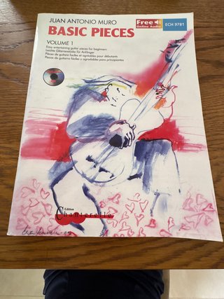 Libro de Guitarra Juan Antonio Muro - Basic Pieces