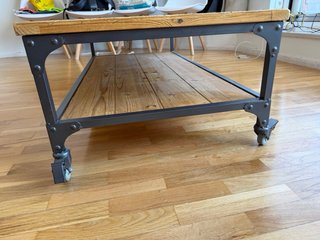 Mesa Baja Industrial Maison du Monde 110cm