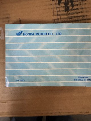 Manual Honda NSR 125 F/R
