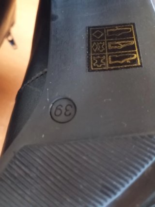 Scarpe a tronchetto nere in pelle