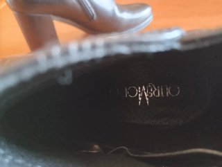 Scarpe a tronchetto nere in pelle
