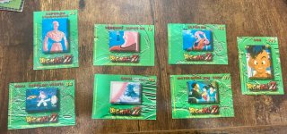Dragon Ball Z 1998 lotto 16 carte Serie Verde