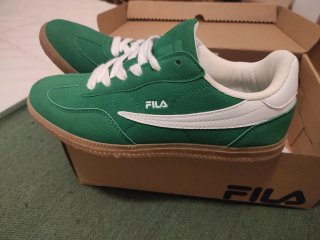 Deportivas Fila Retro Verdes y Blancas - Nuevas