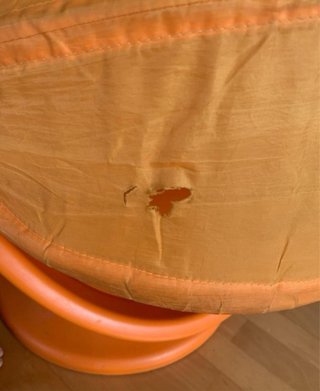 Sillón Huevo Infantil Naranja