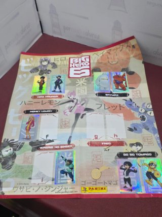 Álbum Cromos Big Hero 6 Panini Incompleto