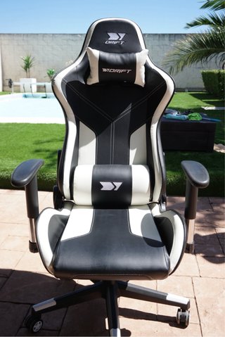 Silla Gaming Drift Negra y Blanca