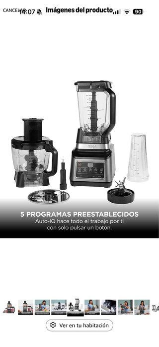 Batidora Procesador Ninja 3 en 1 BN800EU