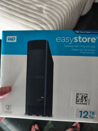 Disco Duro Externo WD Easystore 12TB Negro