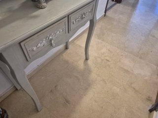 Recibidor Barroco con Espejo Biselado madera mader