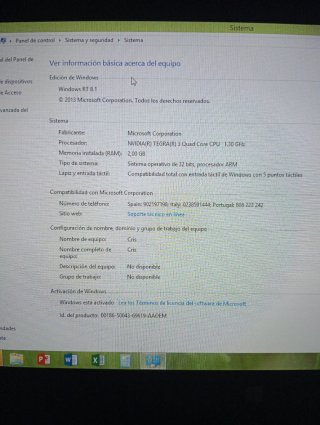 Tablet Ordenador Negro