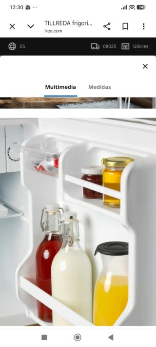 Nevera pequeña Ikea