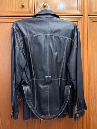 Chaqueta italiana de piel auténtica