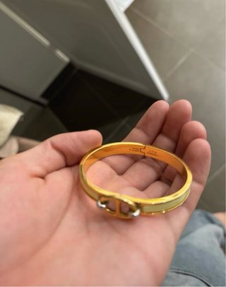 Pulsera Hermès oro